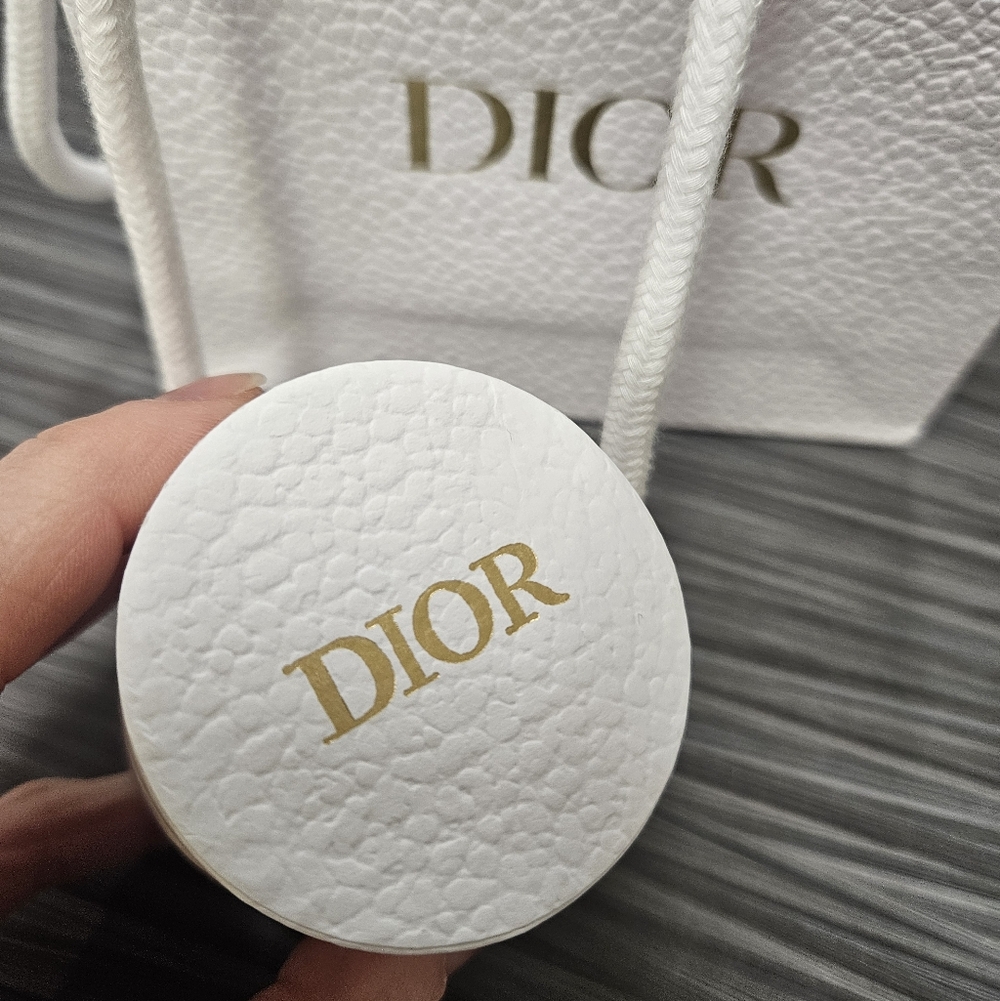 NEW Dior Pink & White Floral Neck Bag Scarf Dior Parfume Line - Picture 6 of 10